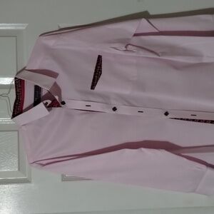 DC Ali dad pink Long sleeve designer button down L